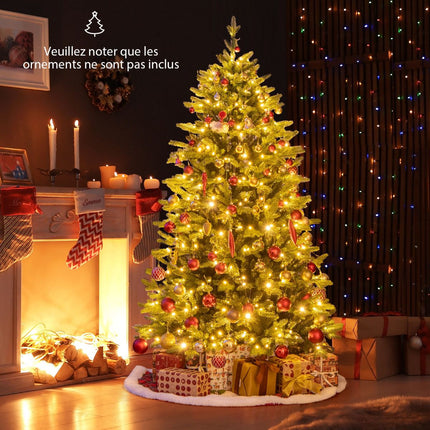 Umělý vánoční stromek s osvětlením 180cm, 250 LED, 11 režimů