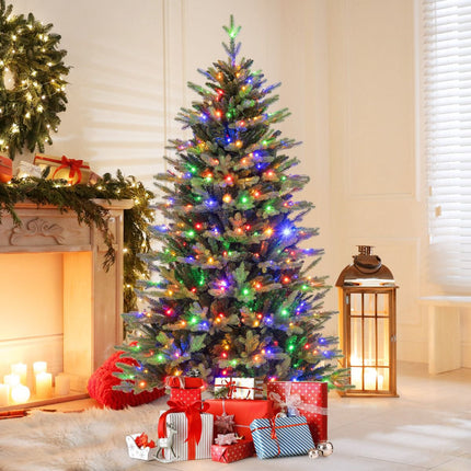Umělý vánoční stromek s osvětlením 180cm, 250 LED, 11 režimů