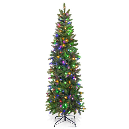 Umělý vánoční stromek s osvětlením 180cm, 270 LED, 648 větviček