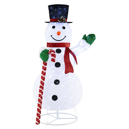 Pre-Lit Snowman Yard Decoration – 150 cm, 180 LEDs