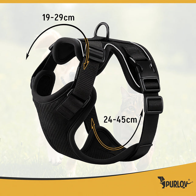 Pressure-Free Dog & Cat Harness with Leash, Size S