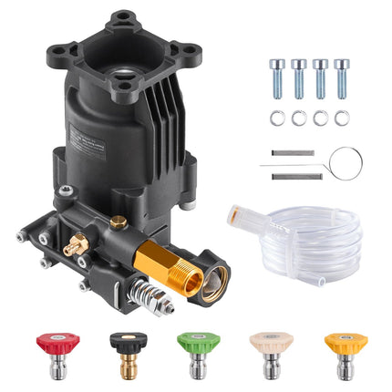 Pressure Washer Pump 3500 PSI, 2.5 GPM, 3/4 In Shaft – Horizontal
