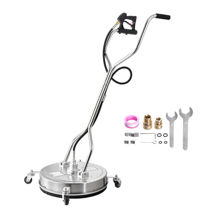 Pressure Washer Surface Cleaner 21-Inch, 4-Wheel Stainless