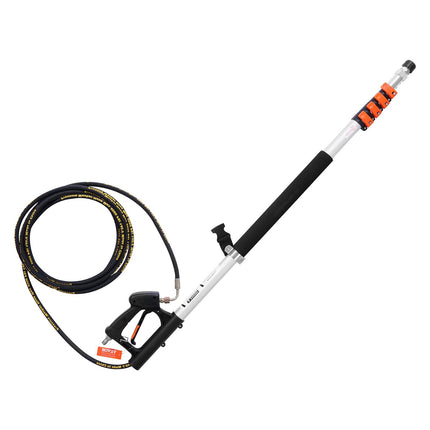 Pressure Washer Telescoping Wand, 18 Ft, 4000 PSI, 5 Nozzles