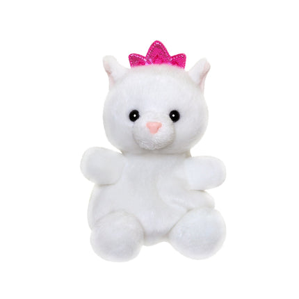 Plyšová hračka kočička princezna, 12 cm, pro děti