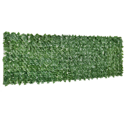 Umělý stínící živý plot – tmavě zelený, 300x100cm, na zahradu i terasu