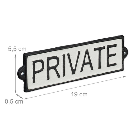 Cedule "Private"