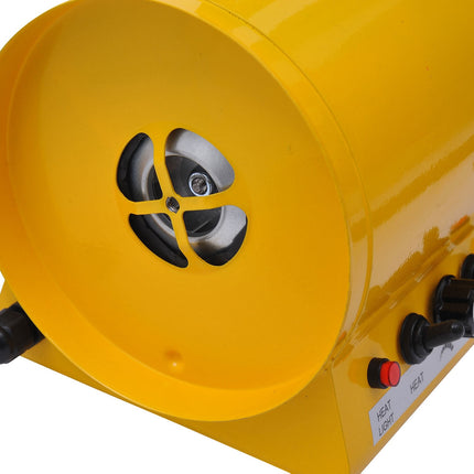 Vysoušeč srsti pro psy – 2800W, PVC, žlutý, 40x16x20cm