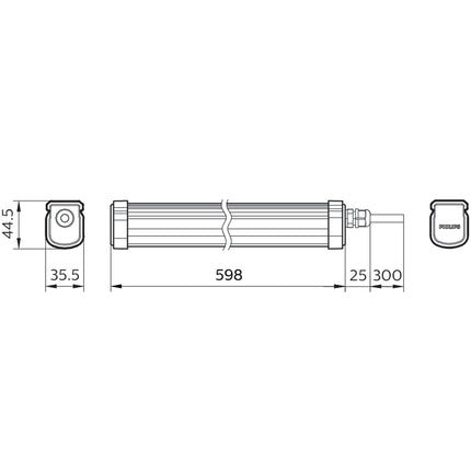 Stropní svítidlo ProjectLine 60cm 17W 1700lm IP65