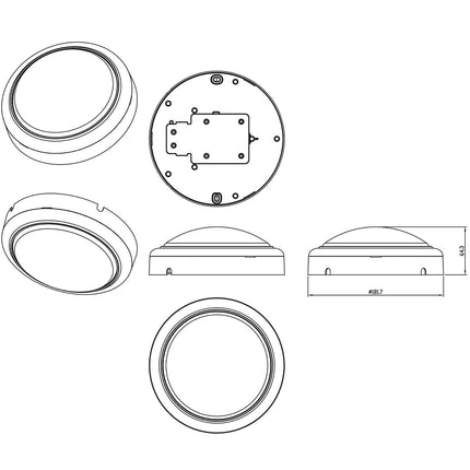 Nástěnné svítidlo ProjectLine 15W 1400lm IP54