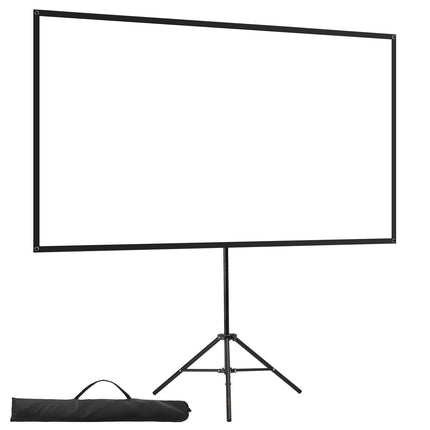 Projector Screen with Tripod Stand, 80 Inch 16:9 4K