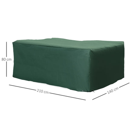 Garden furniture cover, durable 600D Oxford, 210x140x80 cm