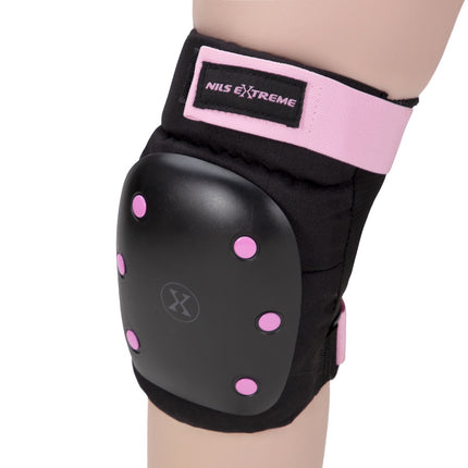 Protective Gear Set, Size M, Black-Purple