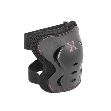Sada chráničů, velikost XL, černo-růžová