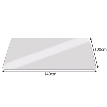 Ochranná podložka pod židli 100x140cm RUHHY – mléčná