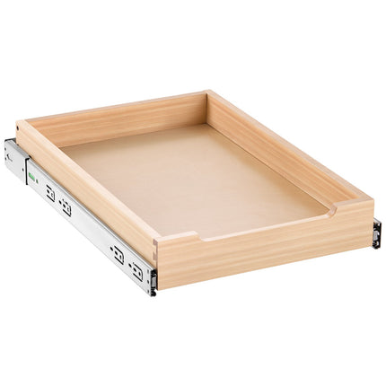 Pull-Out Cabinet Organizer Drawer, 14 x 21 in, Soft-Close Wood