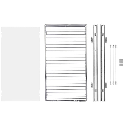 Pull-Out Cabinet Organizer, Steel Slide-Out Shelf 11 x 21 in