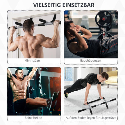 Pull-Up Bar Steel & Foam – Multifunctional door trainer