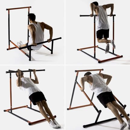 Pull-Up Station and Men's Sauna Vest L InnovaGoods, Adjustable 114-191 cm
