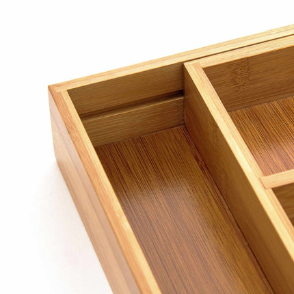 Výsuvný box na příbory z bambusu velikost XL