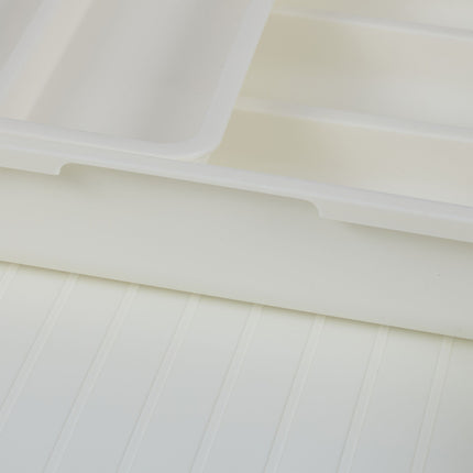 Pull-out cutlery tray