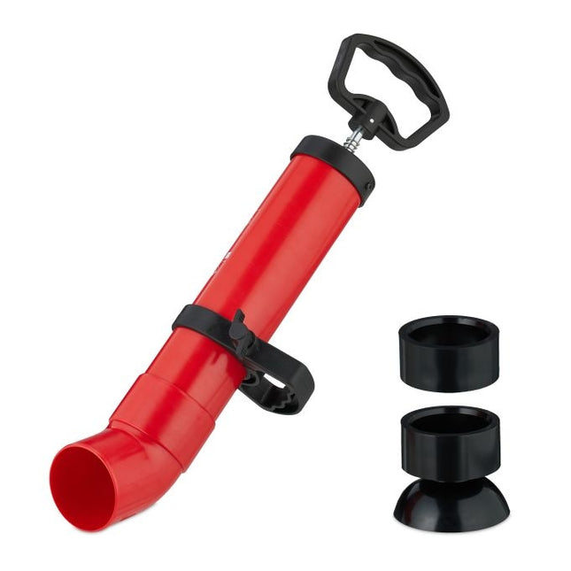 Pomp voor leidingreiniging 2 accessoires
