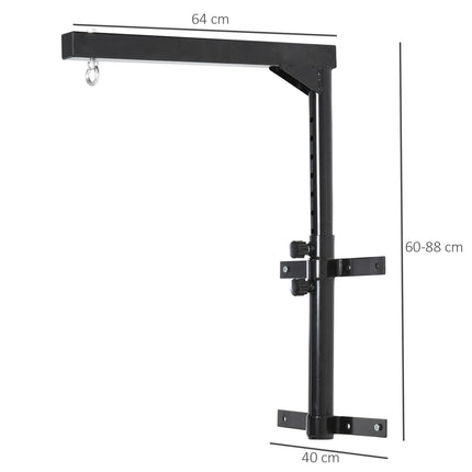 Nástěnný držák na boxy, nastavitelný, nosnost 100 kg