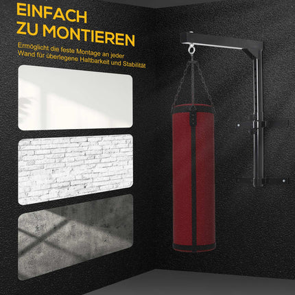 Nástěnný držák na boxy, nastavitelný, nosnost 100 kg