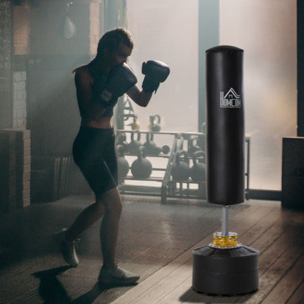 Volně stojící boxovací pytel 170cm, extra odolný, s přísavnou základnou