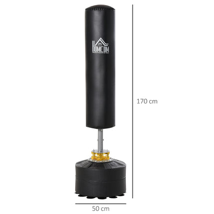 Volně stojící boxovací pytel 170cm, extra odolný, s přísavnou základnou