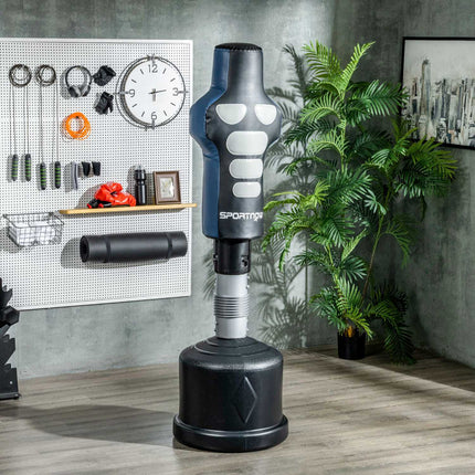 Volně stojící nastavitelný boxovací pytel – domácí trénink pro dospělé 178-207cm