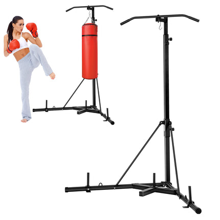 Punching Bag Stand with Pull-Up Bar, 140 lb Capacity
