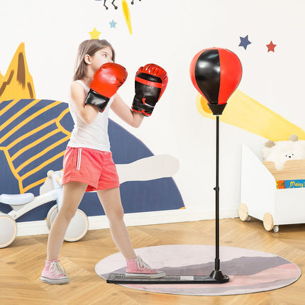 Nastavitelný boxovací stojan pro děti 5-8 let - včetně rukavic