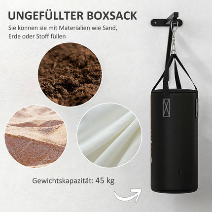 Nástěnný držák boxovacího pytle, nastavitelný ocelový stojan s rukavicemi