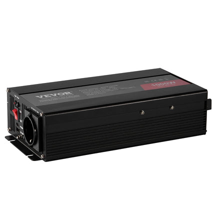 Pure Sine Wave Inverter 1000W, 12V to 230V, Remote