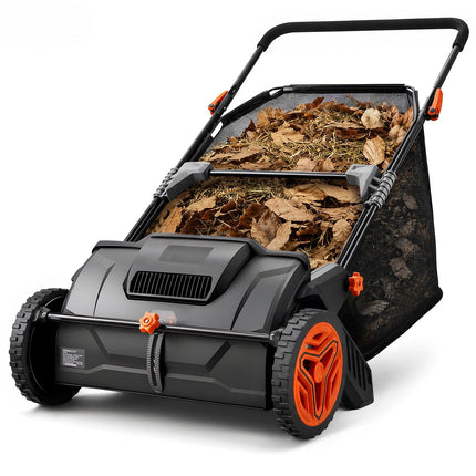 Push Lawn Sweeper, 21-Inch, 3.5 Cu Ft Hopper Bag