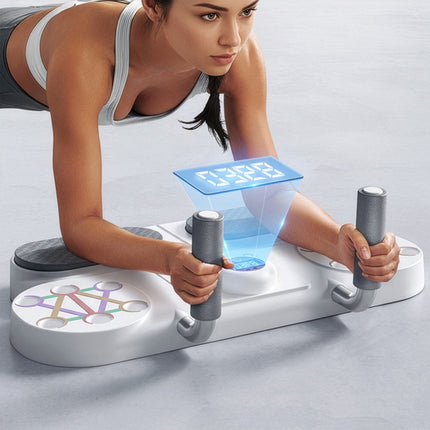 Liegestütz- und Bauchmuskel-Workout-Board mit Smart Counter