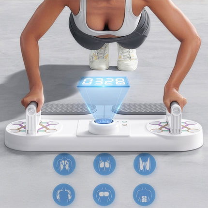 Liegestütz- und Bauchmuskel-Workout-Board mit Smart Counter