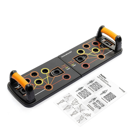 Push-Up Board with Resistance Bands and Exercise Guide Pulsher InnovaGoods
