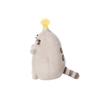 Pusheen Soft Toy Sitting Pusheen With Party Hat, 10 Cm