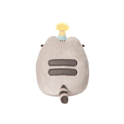 Pusheen Soft Toy Sitting Pusheen With Party Hat, 10 Cm