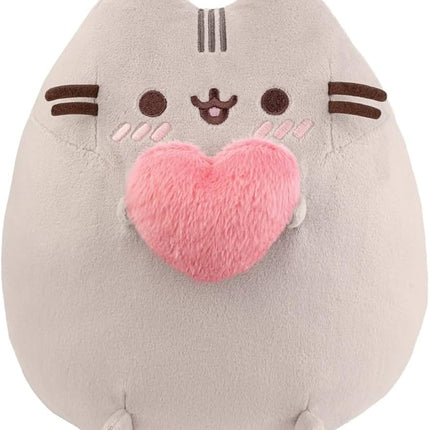 Plyšák Pusheen se srdcem, 22 cm plyšová kočka