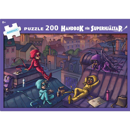 Puzzle 200 dílků Příručka pro superhrdiny