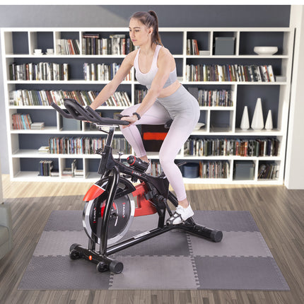 Puzzle podložka pod fitness vybavení, tmavě šedá, 9 dílů