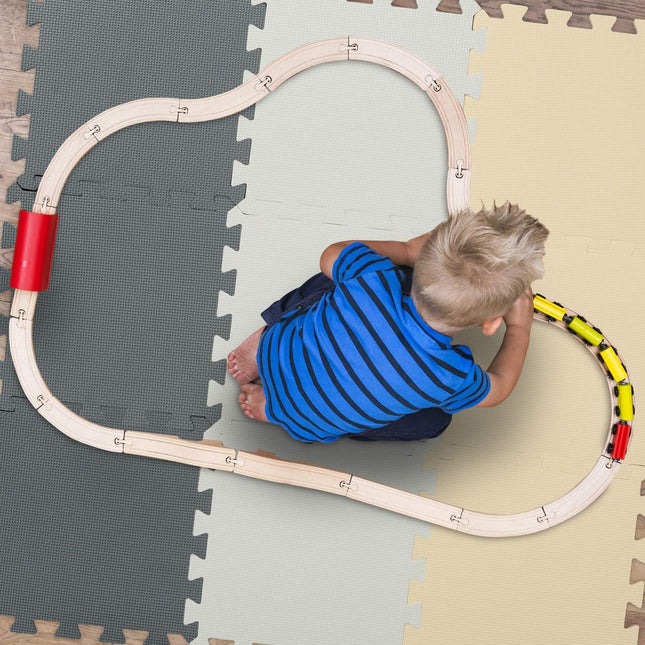 Puzzle hrací podložka, EVA pěna, 3barevná sada