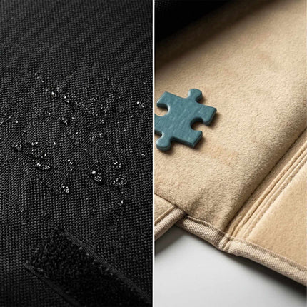 Podnos na puzzle s rukojetí, 2 přihrádky, protiskluzový povrch