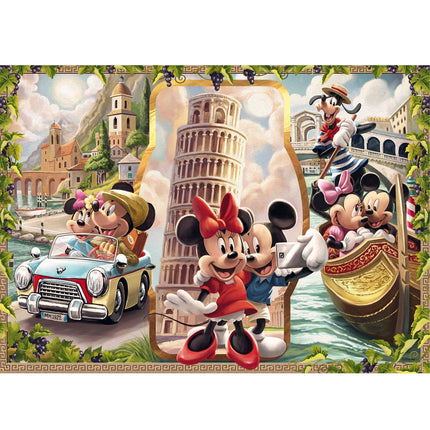 Puzzle Dovolená Mickey & Minnie 1000 dílků