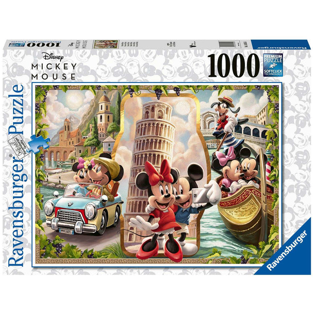 Puzzle Dovolená Mickey & Minnie 1000 dílků