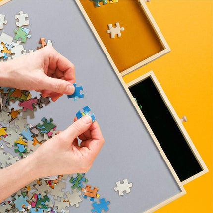 Deska na puzzle se 4 zásuvkami