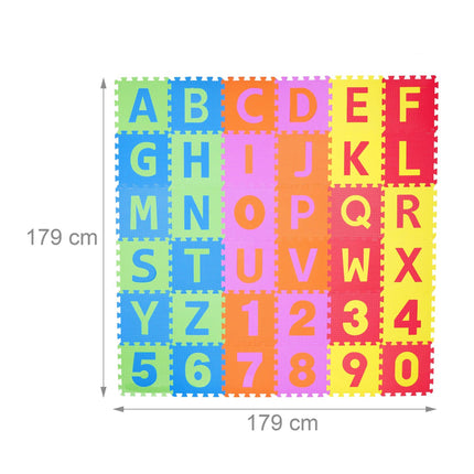 Pěnová podložka puzzle 86 dílů